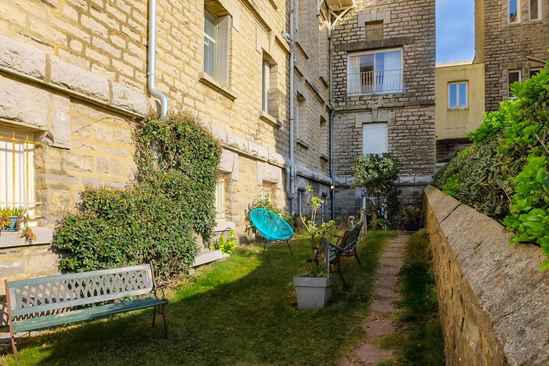 Magnifique Appartement Avec Terrasse, Parking Et Vue Sur L'Ocean Pour 5 Біарріц Екстер'єр фото